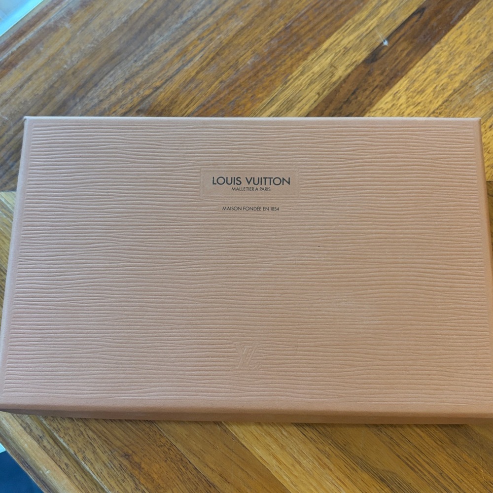 Louis Vuitton Beige Textured Box